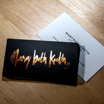 Businesscard Foil