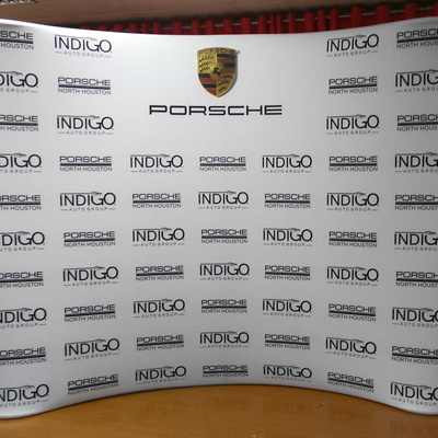 Step and Repeat Logo Backdrop