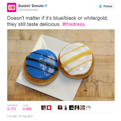 Dunkin Tweet